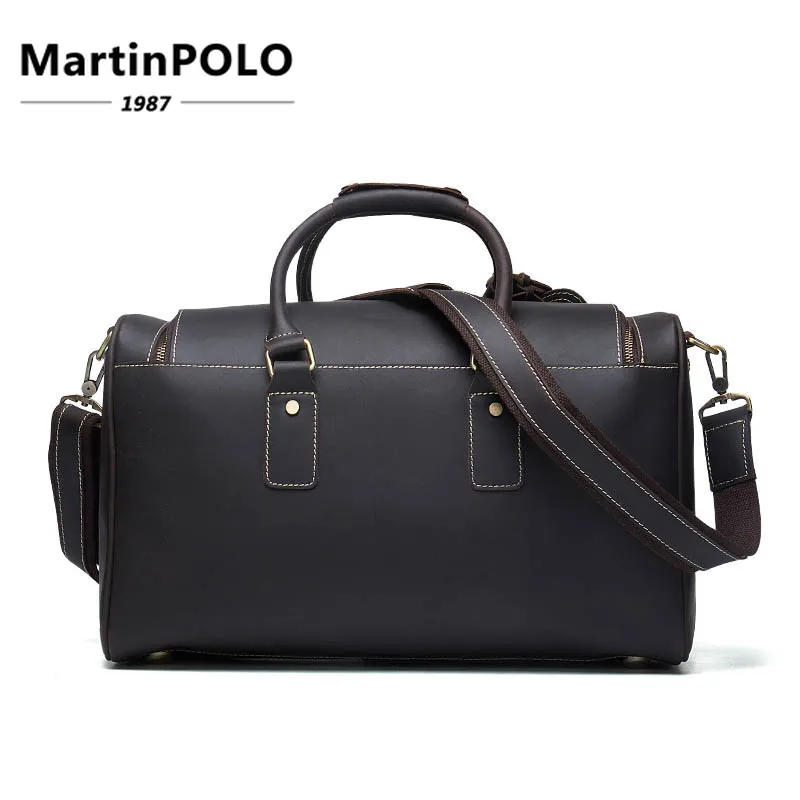 

2019 Men Travel Bag Genuine Leather Travel Bags Hand Luggage Casual Suitcase Leather Travel Duffle Bag Traveling Weekend Bags