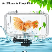 Водонепроницаемый чехол для iPhone 6 s 6 iPhone6s (4.7 дюймов) с широкоугольным объективом экстремального спорта на открытом воздухе мобильный телефон полный защитную крышку