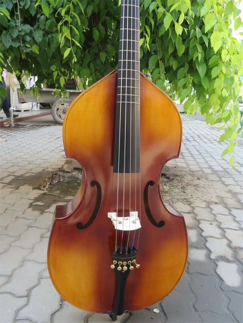 Барокко Стиль твердой древесины песня маэстро установить Лады 5 струн 2" viola da gamba