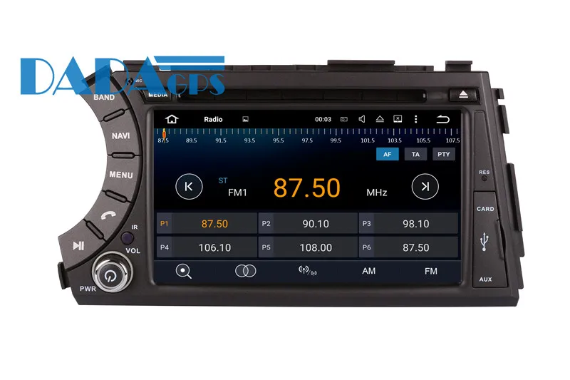 Top 2 din Android 7.1 Car GPS Navigation DVD Player Car Radio for SSANGYONG Kyron Actyon,Micro Kyron,Korando,Micro Actyon 2005+ Auto 7