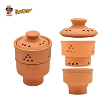 "Amy Deluxe" керамическая чаша для кальяна большого объема кальяна чаша мелассы глина, сильная вентиляция воздуха