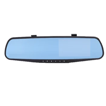 

4.3" Screen Car DVR Camera Mirror Dual Lens G-sensor Full 1080P Parking Monitoring Rearview Video Recorder Dash Cam