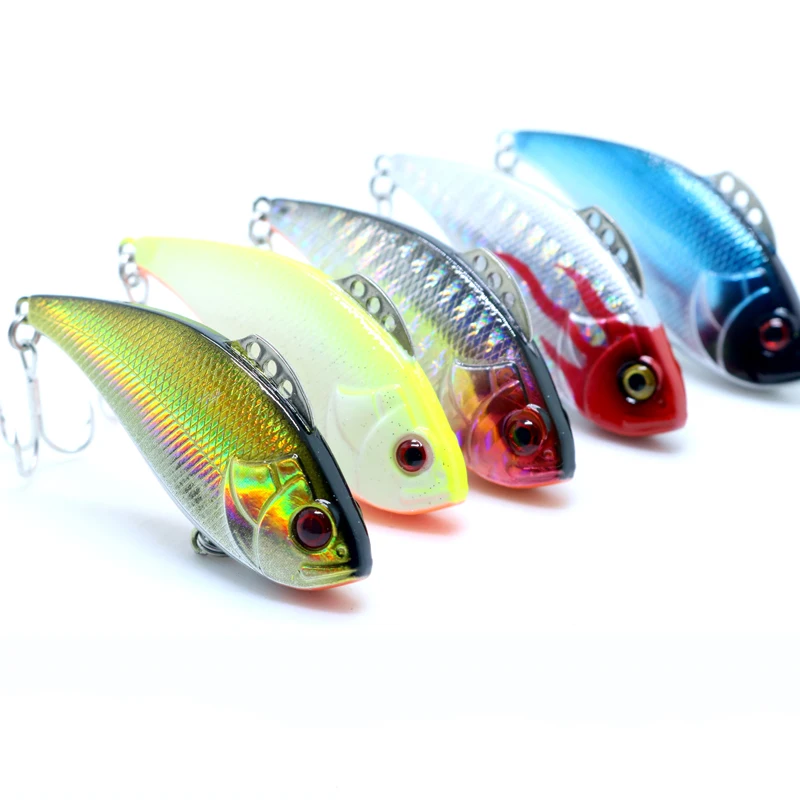 1pcs Winter Fishing Lures Hard Bait 8.5g 13g 19g VIB With Lead Inside Lead Fish Ice Sea FishingTackle Swivel Jig Wobbler Lure