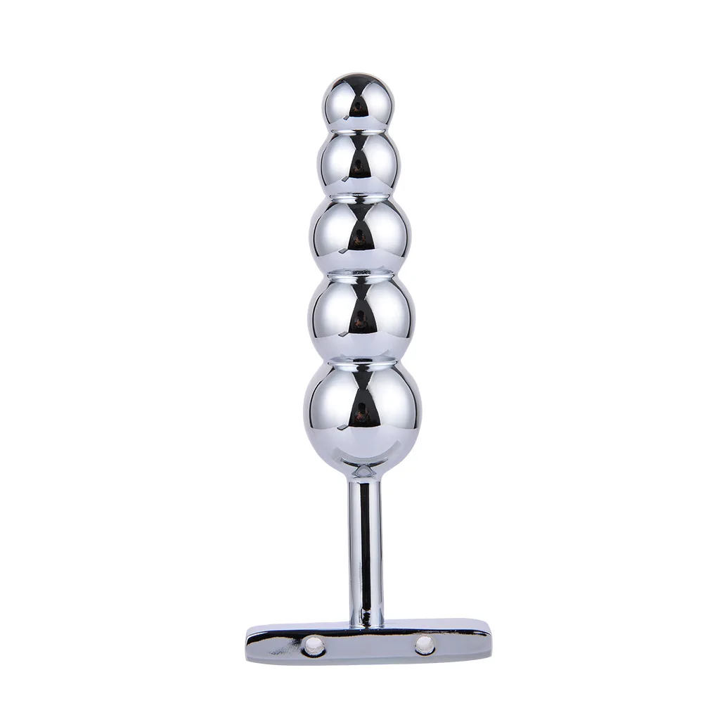 Anal Butt Plug Stainless Steel Beads Dildo Vagina G Spot Stimulator Backyard Adult Sex Toys for Women Men Gay Couple Masturbator (2)
