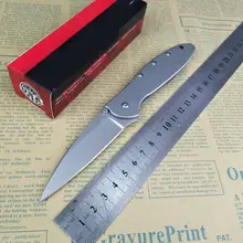 OEM Качество 1660 D2 лезвие черный 6061-T6 стальная ручка с 8CR13MOV лезвие Тактический складной нож Походный карманный нож EDC инструменты