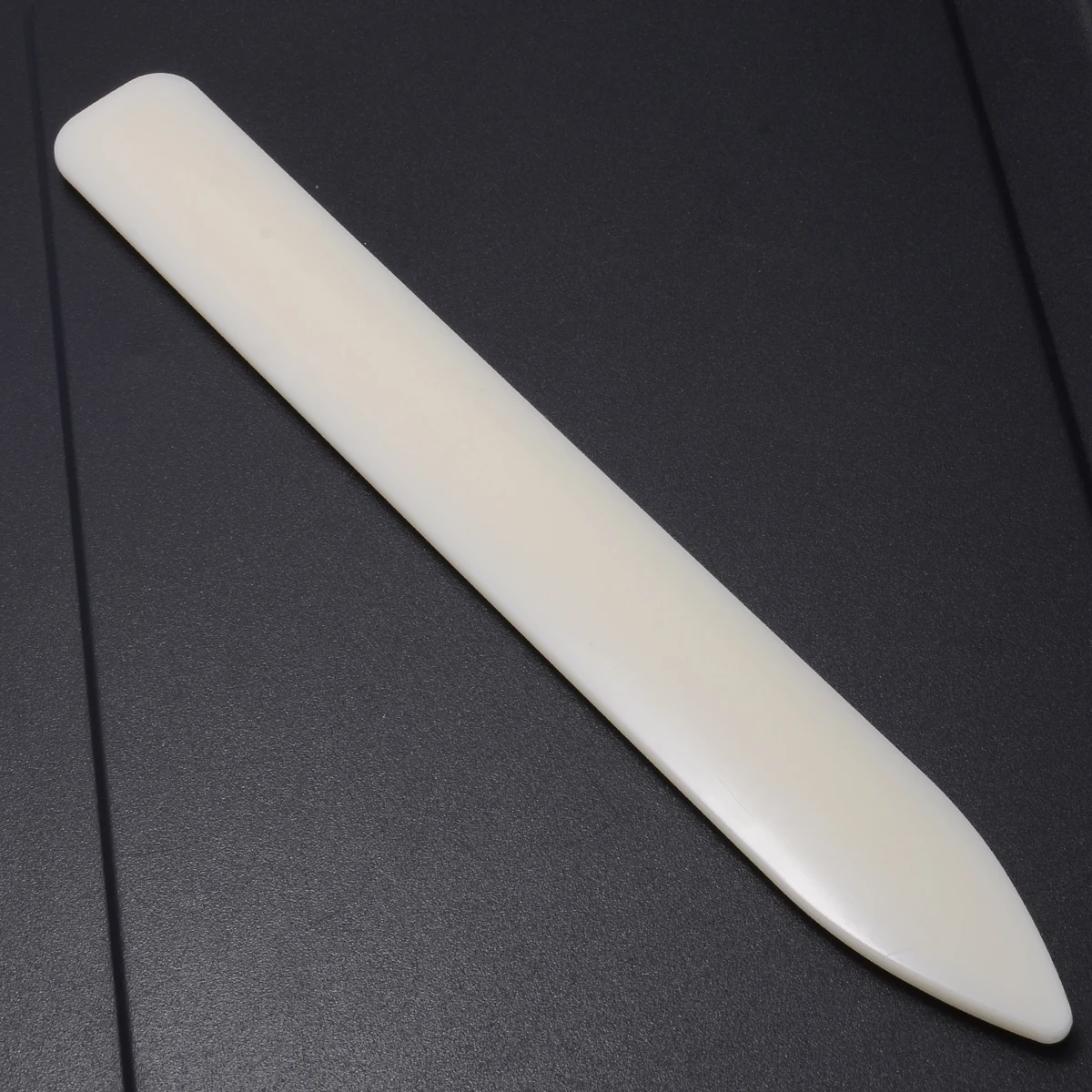 2 Sizes Handmade Leather Craft Trimming Tool Bone Leathercraft Edge Trimmers For Working Cutting DIY Supplies