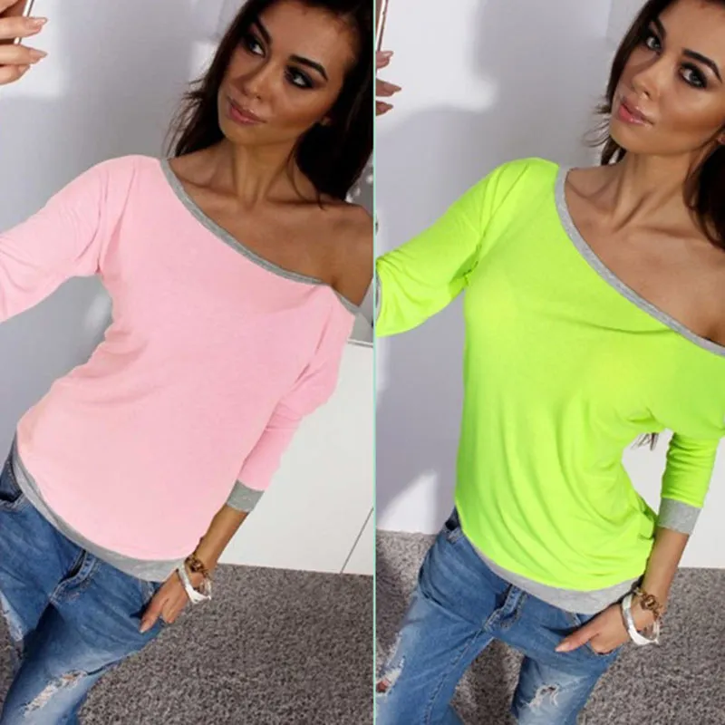 2021 Новая женская летняя футболка с вырезом лодочкой Сексуальная рукавом до локтя