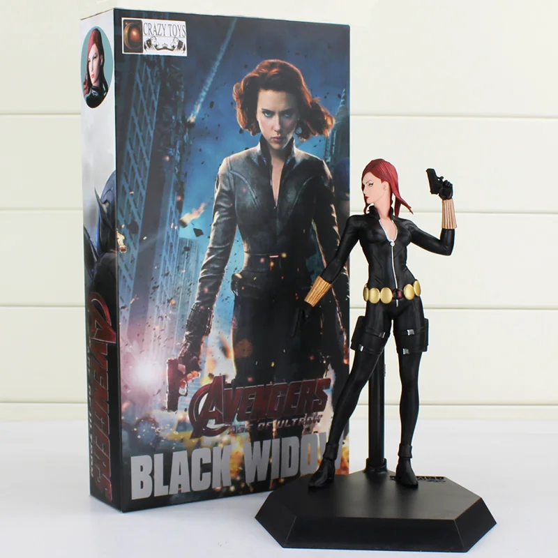 

2017 New Hot 8" 22CM Crazy Toys The Avengers 2 Black Widow PVC Action Figure Collection Model Toys