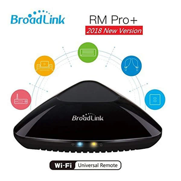 

AINY-BroadLink RM Pro WiFi Smart Home Hub, IR RF All in One Automation Learning Universal Remote Control Compatible for Apple