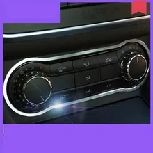 Aleación de aluminio Aire Acondicionado Panel de Moldura Para Mercedes Benz CLA GLA 200 220 B200 A180 Accesorios Car Styling