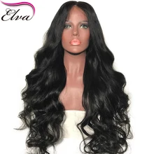 Elva Hair Body Wave Lace Front Human Hair Wigs For Black Women Natural Hairline With Baby Hair Brazilian Remy Hair Glueless Wigs