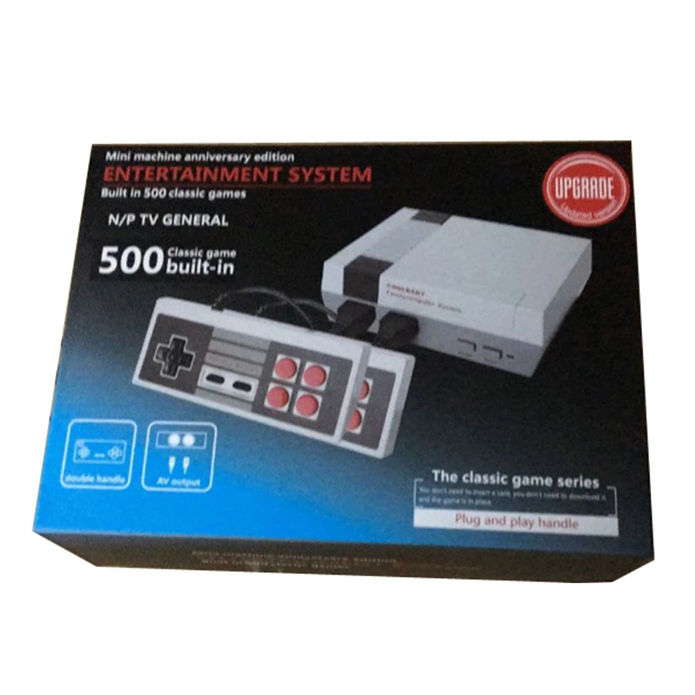 Mini TV Game Console Support AV 8 Bit Retro Video Game Console Built-In 500 Games Handheld Gaming Player Best gift for kids