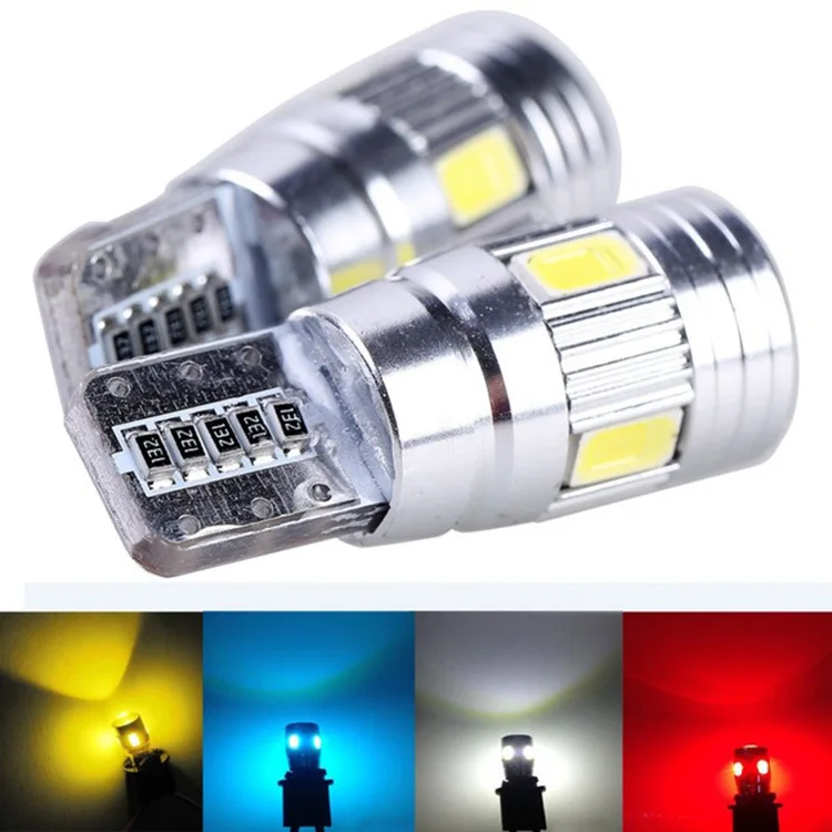 Прямая продажа с фабрики авто led canbus T10 5730 6SMD декодирования W5W светодиодная габаритная Световой индикатор