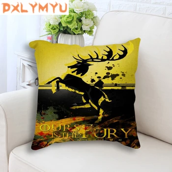 

Game of Thrones Pillow Decorative Cushion For Home Decoration Movie Poster Waist Cushion Sofa Throw Pillow 45x45 cm