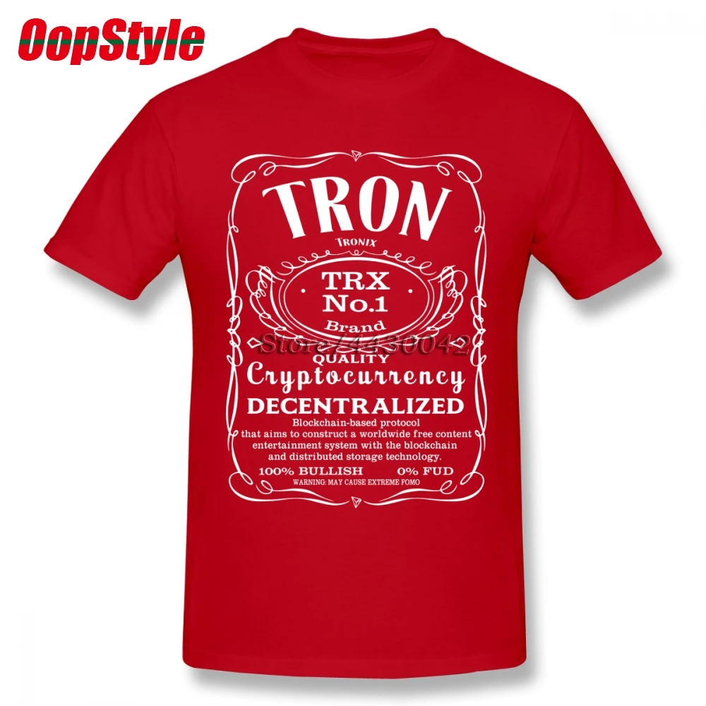 Tron moneda Cryptocurrency Camiseta para hombres más algodón de tamaño Camiseta de equipo 4XL 5XL 6XL Camiseta Tron moneda Cryptocurrency Camiseta para hombres más algodón de tamaño Camiseta de equipo 4XL 5XL 6XL Camiseta