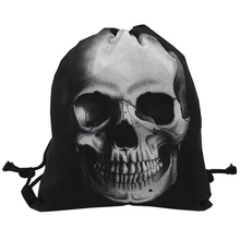 Прекрасный 3D печатных унисекс Рюкзаки Сумки на шнурке Рюкзаки большой емкости школьный ранец для молодых мужчин и женщин(черный