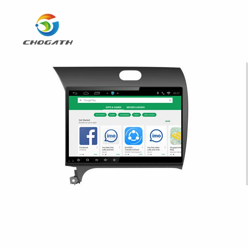 Автомобильный мультимедийный плеер ChoGath 4 ядра 9 дюймов Android 0 радио GPS-навигация
