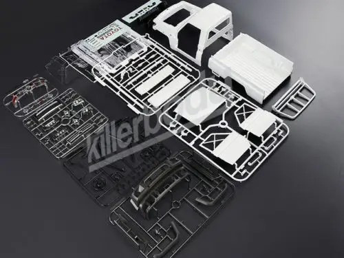 1/10 Toyota Land Cruiser LC70 комплект кузовов для AXIAL SCX10 RC8WD TF2 LWB AX90047/ax90046/ax90037|1/10 body|body 1/10axial scx10