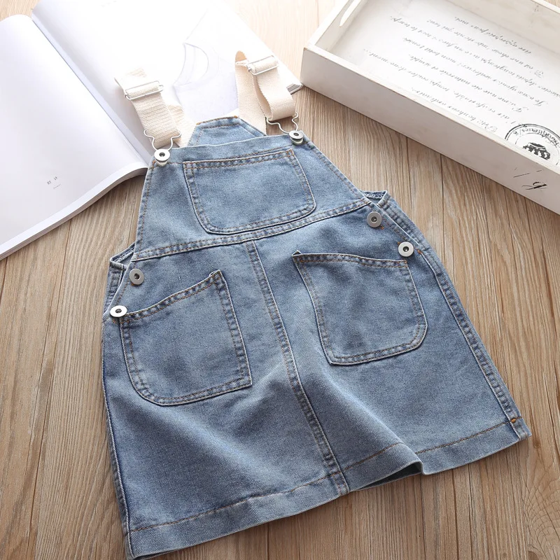 

Children Girls Denim Dress Summer Spring Romper For Girl Kids Girl Overalls Wear Jeans Straps Dresses Kids Sundress Clothes 5yrs