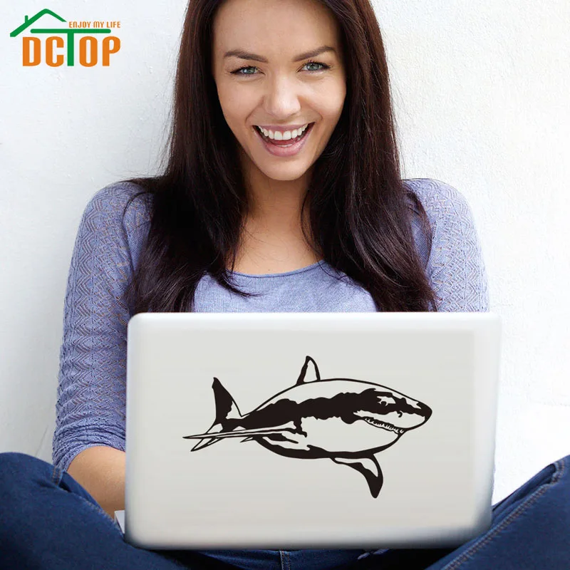 DCTOP забавные Great White Shark виниловые художественные настенные наклейки домашний