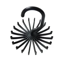 Rotativa tie rack gancho de gravata ajustável detém 20 pescoço laços organizador de gravata para homem rotativa tie-rack ajustável tie-hanger detém