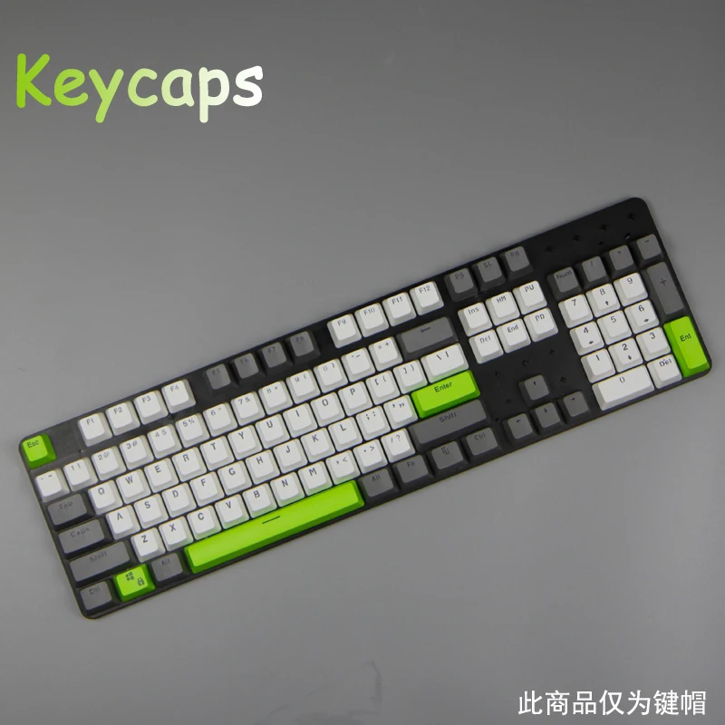 Общие 87 клавиш/104 клавиш механическая клавиатура PBT ключ крышка двойной цвет полупрозрачный ключ крышка s OEM профиль - Цвет: model 1