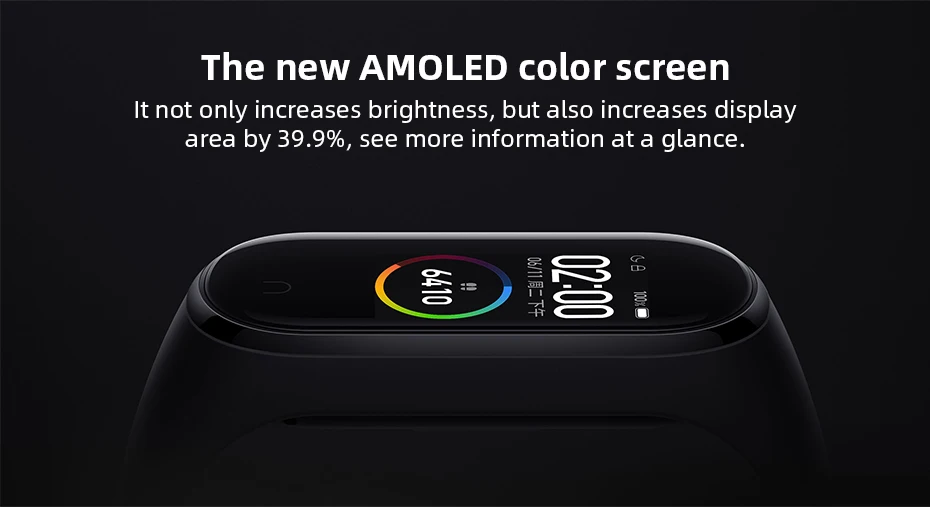 Xiaomi mi band 4 Смарт-часы глобальная версия фитнес браслет с пульсометром активности фитнес-трекер Смарт браслет здоровья цветной дисплей новинка умный шагомер с измерением давления