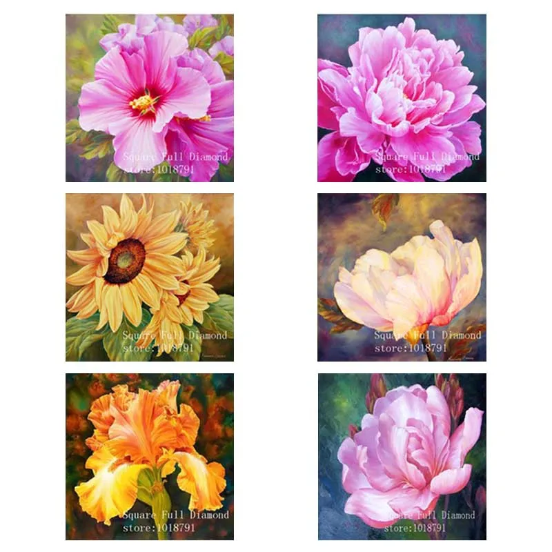 

Diy Diamond Painting Embroidery Patchwork Daisies Painting Full Square Diamond Resinstone Sticker Painting Flowes 30cmX30cm