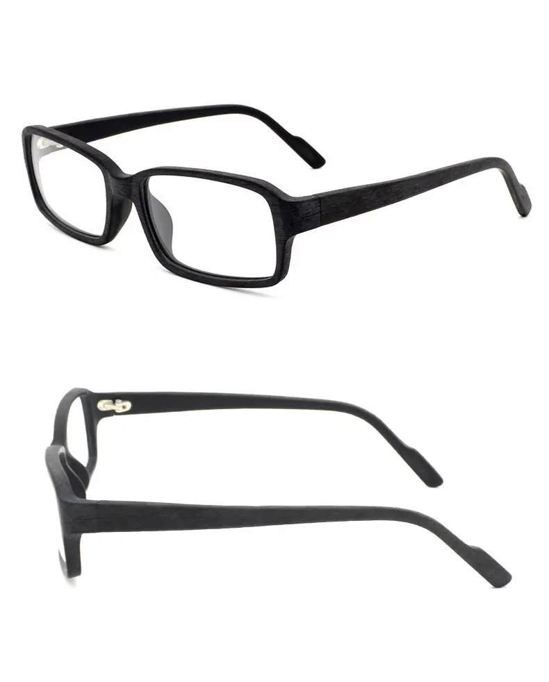 AZB, винтажные/ретро деревянные оптические очки, оправа, квадратная, высокое качество, близорукость, очки по рецепту, оправа для женщин, мужчин, Oculos de grau