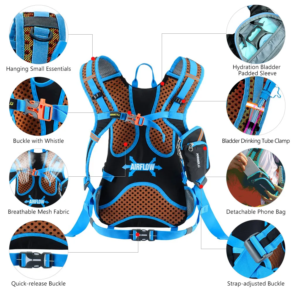Clearance 18L Water-resistant Breathable Cycling Bicycle Shoulder Backpack Ultralight Outdoor Sports Riding Travel Mountaineering Bag 9 Clearance 18L Water-resistant Breathable Cycling Bicycle Shoulder Backpack Ultralight Outdoor Sports Riding Travel Mountaineering Bag 9