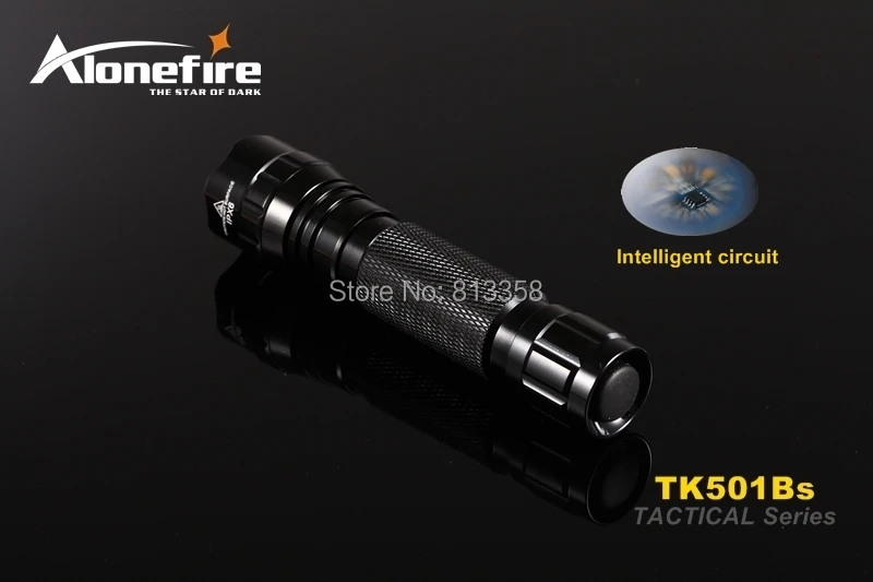 AloneFire TK501Bs тактическая серия CREE XM-L2 светодиодный 1/3/5 Режим профессиональный фонарик факел свет-2