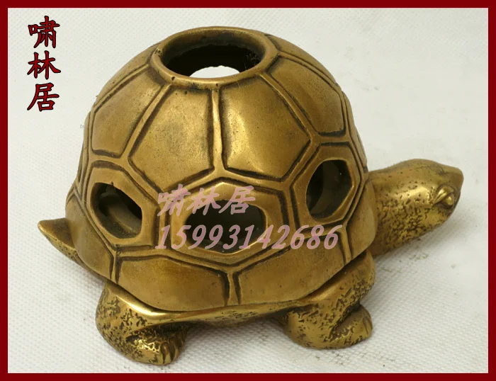 

Carving Work of Art Bronze crafts decoration copper aromatherapy furnace tortoise aromatherapy furnace apotropaic