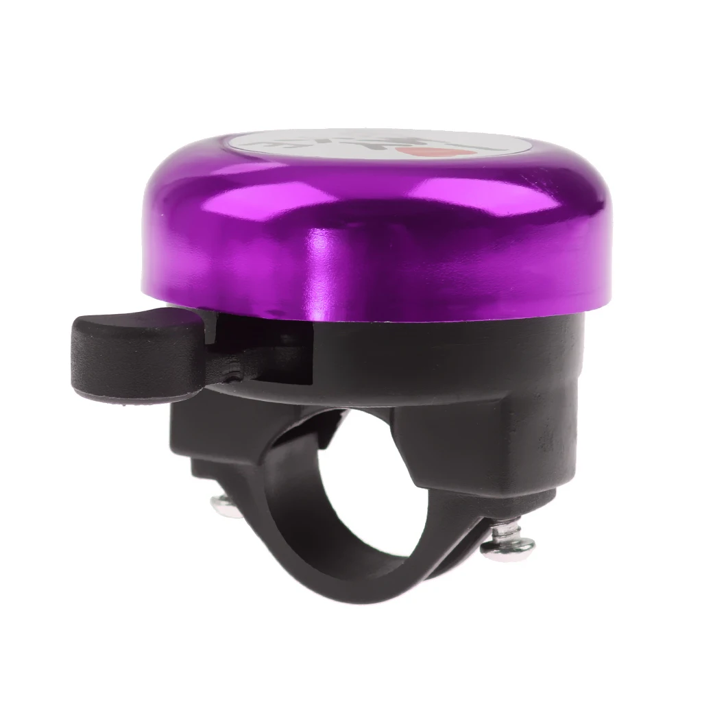 Universal Bike Bicycle Aluminium Alloy Bell Adult Children Cycling Bell Ring Sound Horn Purple MTB for Outdoor Bicycle Accessory