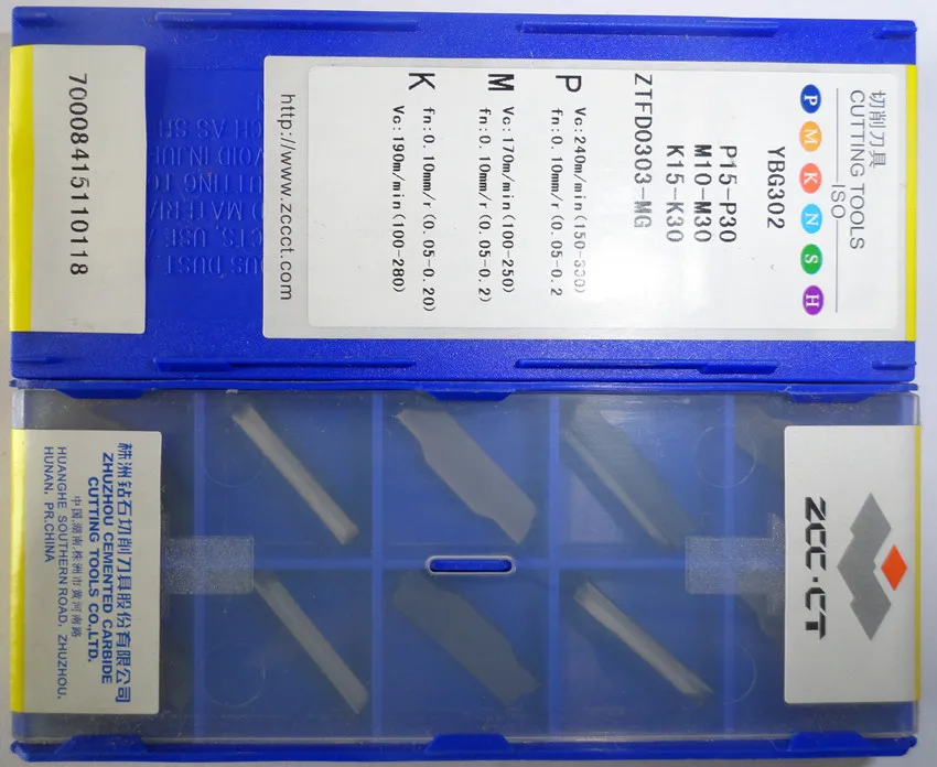 Акция 30 шт-CT YBG302 ZTFD0303-MG твердосплавная вставка для канавки и токарного режущего