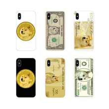 Para xiaomi redmi 4a s2 nota 3s 4 4x 5 plus 6 7 6a pro pocofone f1 acessórios capas de telefone covers doge dólar meme mone arte