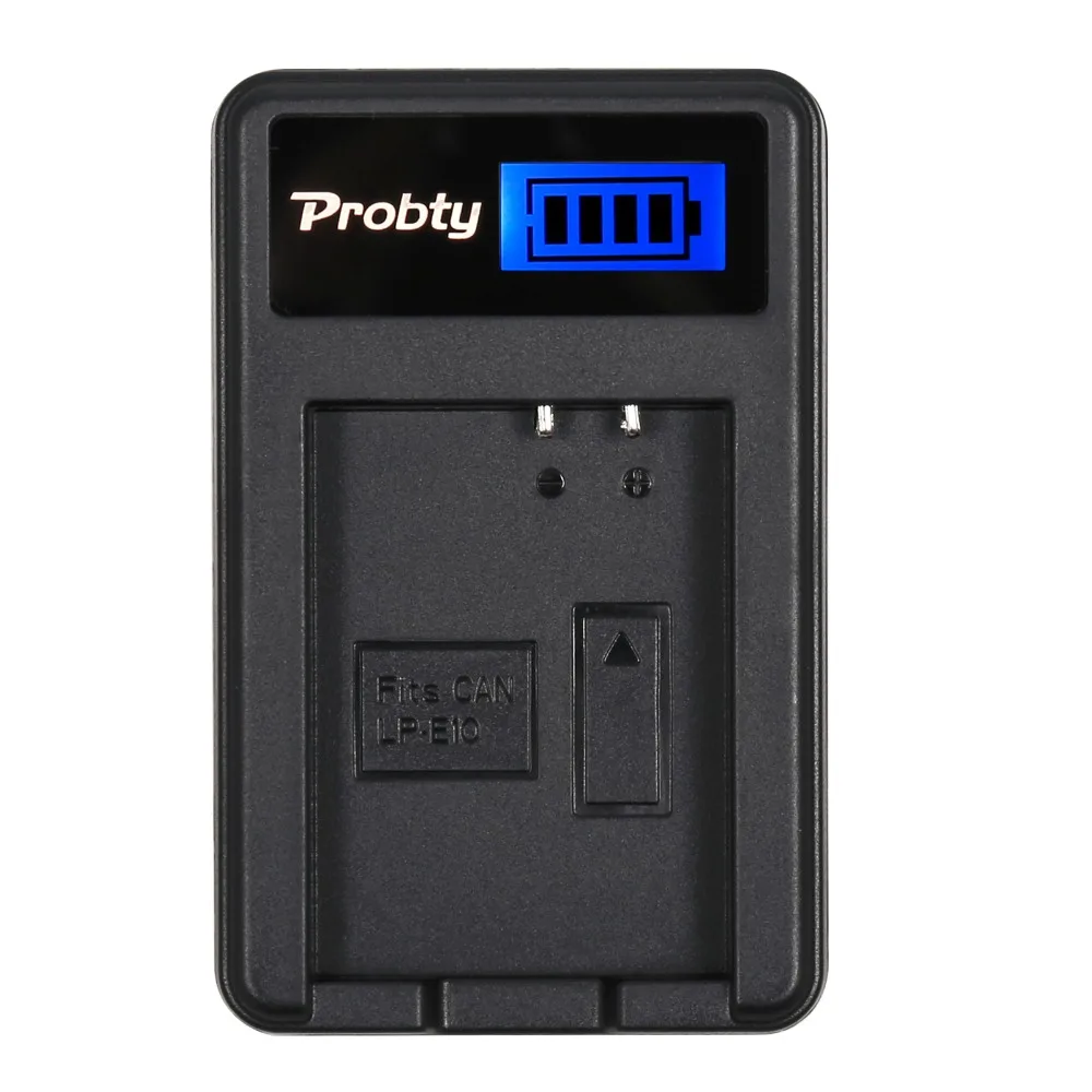 

Probty LP-E10 LPE10 LP E10 LCD Battery Charger For Canon Camera 1100D Rebel T3 Kiss X50