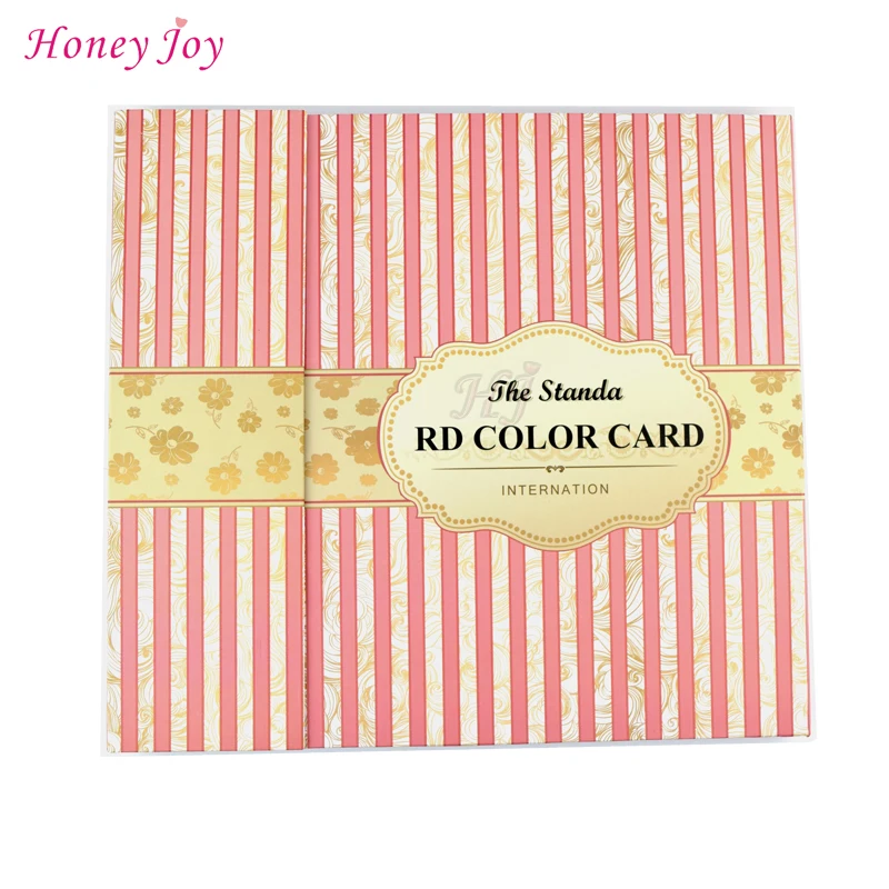 

1 pc Professional 120 Colors Pink Stripe Flower Patttern Nail Gel Polish Display Card Book Chart with Tips Nail Art Salon Set