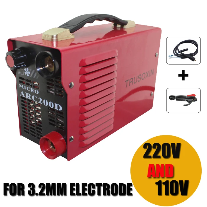 Мини 220 В//110 В Двойного напряжения питания Micro 2.5 КГ IGBT Инвертора DC сварочный