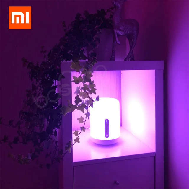 New Xiaomi youpin Bedside Lamp 2 Smart Light voice control touch switch Mi home app Led bulb For Apple Homekit Siri xiaoai clock