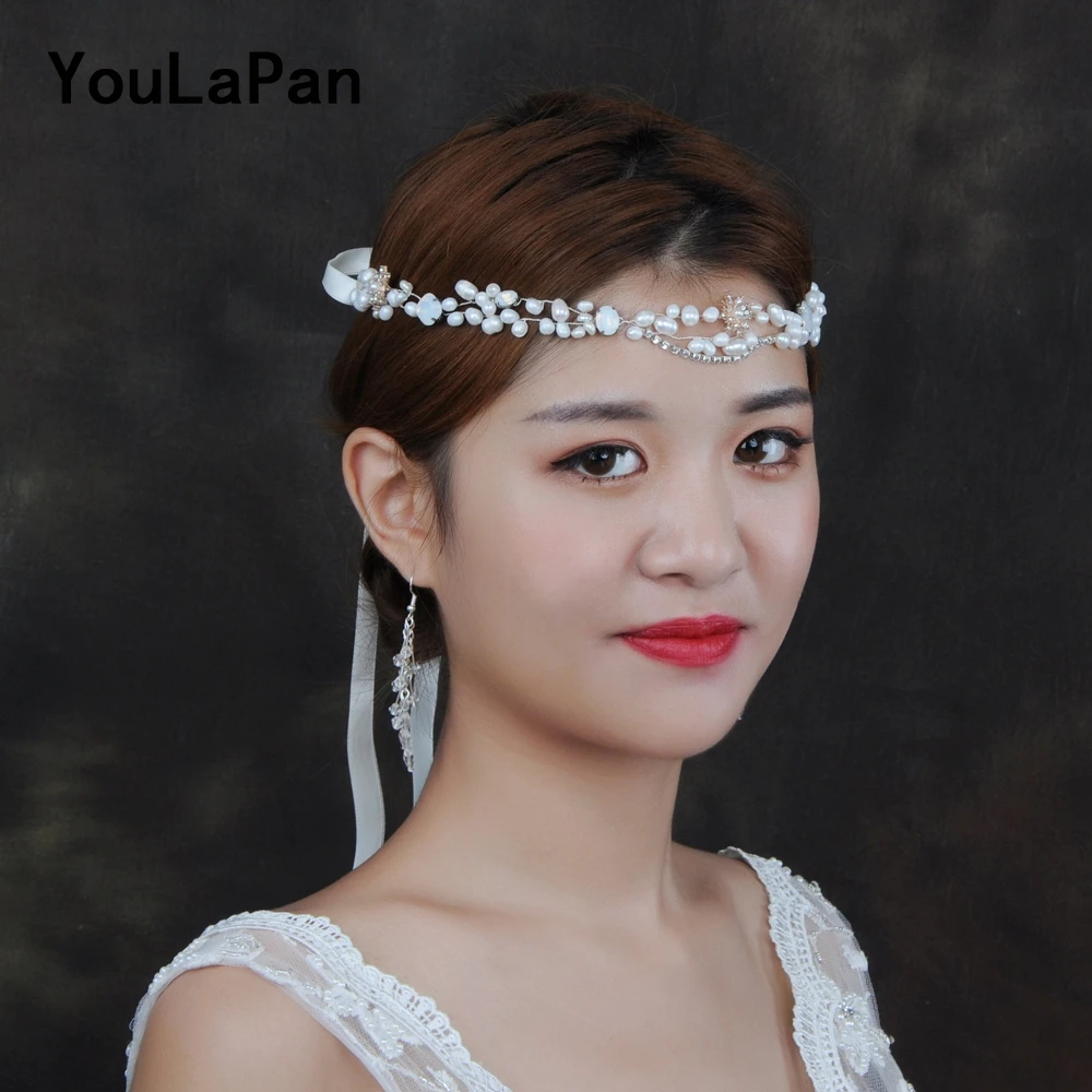 

YouLaPan HP127 Wedding Headband Bridal Hairband Wedding Tiara Wedding Headwear Pearl Bride Hair Jewelry Wedding Hair Accessories