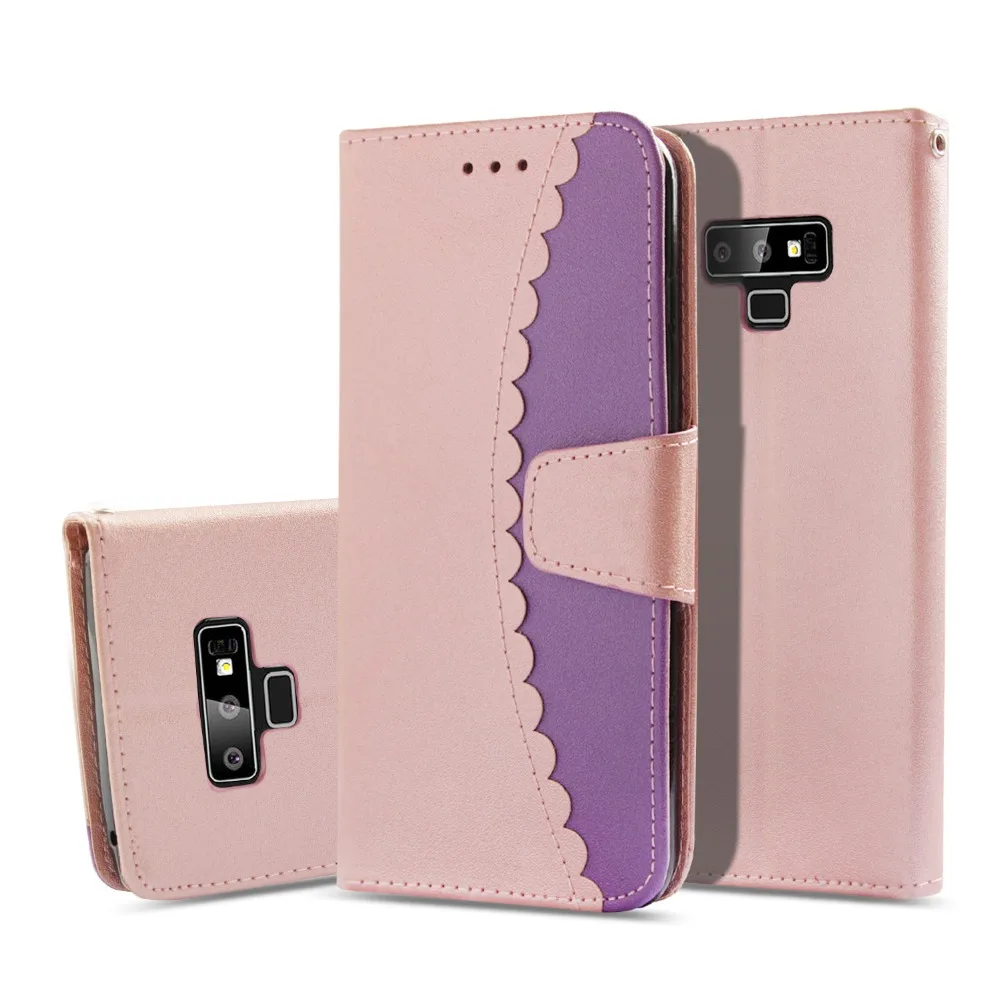 

Case for Galaxy Note 9 A5 A8 J3 J5 J7 S7 S8 S9 Wallet Case for Galaxy S7 Edge S8 S9 Plus Cover Leather Stand Case Note 9 Fundas
