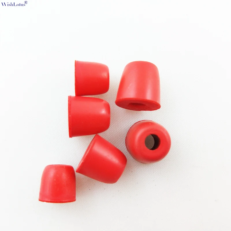 

Memory foam eartips noise reduction S M L accessary for earphones soft easy shape ergonomic ear cups Red Wishlotus