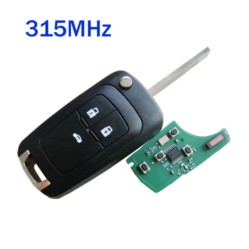 3 Buttons Car Remote Key for Chevrolet Malibu Cruze Aveo Spark Sail