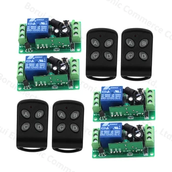 

RF Wireless Remote Control Switch DC12V 1CH Wireless Switch Remote Plug 315Mhz