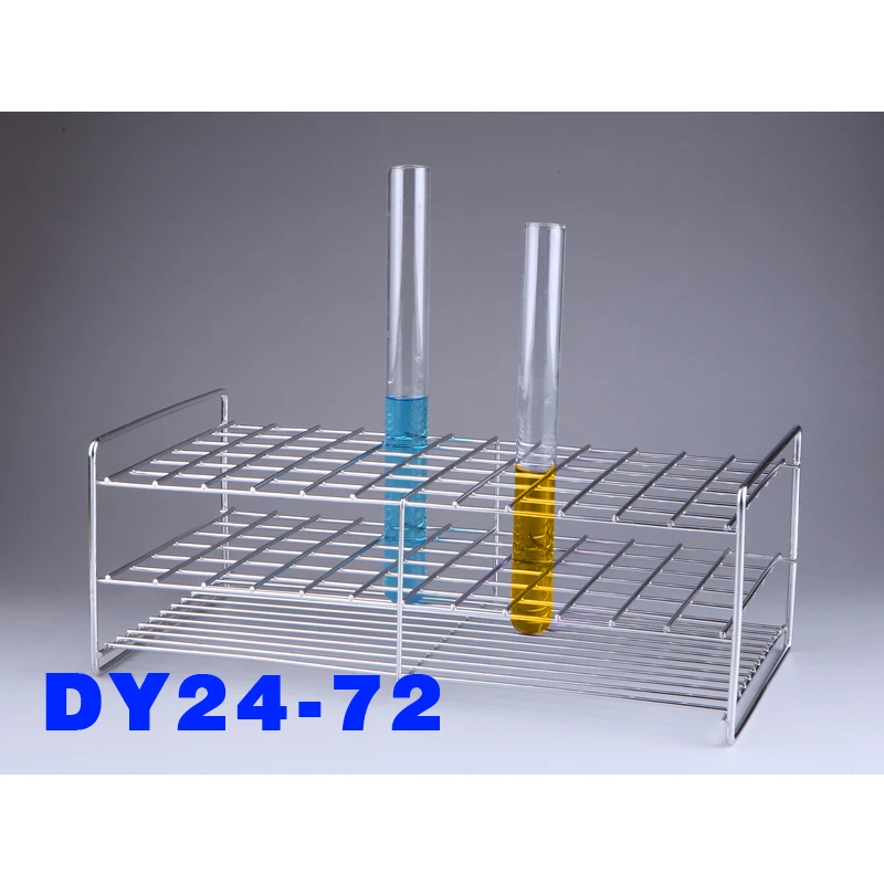 Wire Test Tube Rack 151*298*106mm Stainless Steel 72Holesx26mm Single