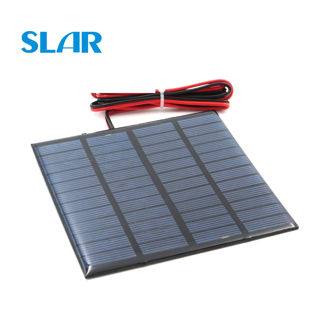

Solar Panel 9V 12V 18V 1.5W 1.8W 1.92W 2W 2.5W 3W 5W 10W 20W Mini Solar Battery Cell Phone Charger Portable DIY with Cable