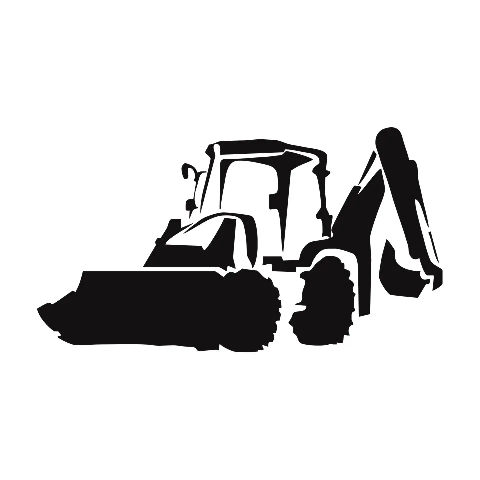 Cunymagos Jcb Digger Fashion Decor Stickers Decals Vinyl Car Accessories Car Styling Motorcycle Wall Sticker Decal 19.5cm10 (4)