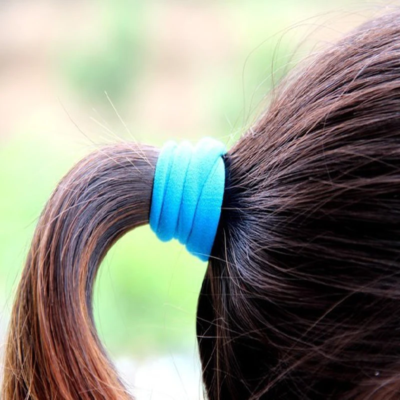 50/100 шт Смешанные Цвет волос резинки для волос аксессуары головной убор для Для женщин девочек резинки для волос резинки резинок
