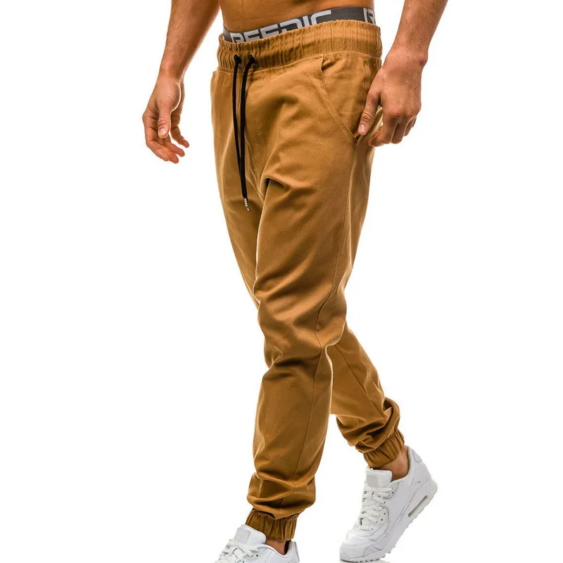 Мужские штаны для бега, мужские брюки большого размера, Мужские штаны для бега, для тренажерного зала, для фитнеса, для тренировок, одноцветные штаны, модные повседневные SHUJIN TS