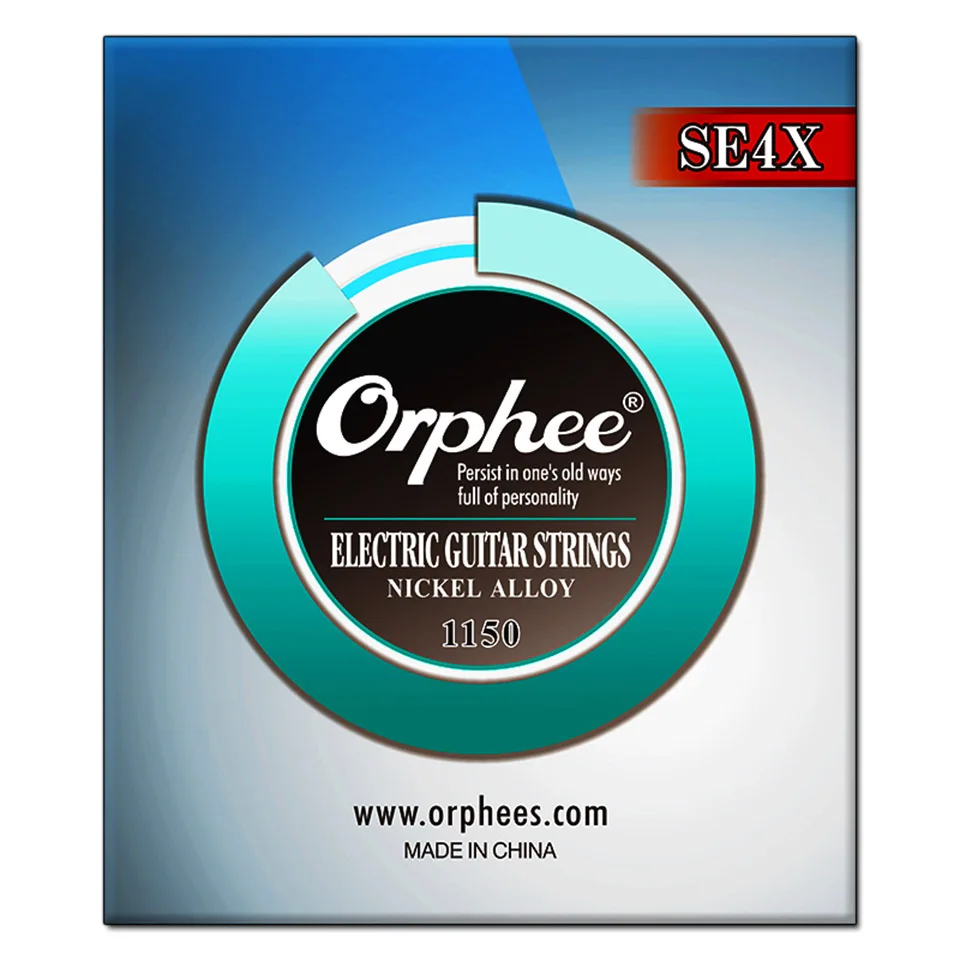 Orphee sional гитарные струны SE серия никелевое покрытие для электрогитары струны Замена гитарных аксессуаров 1 комплект/6 шт - Цвет: SE4X